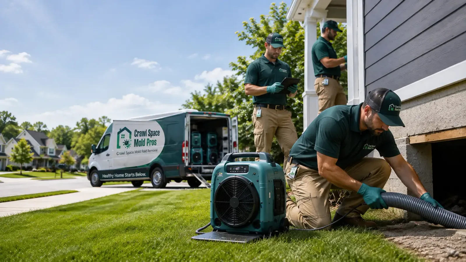 Crawl Space Mold Removal in Delano, MN